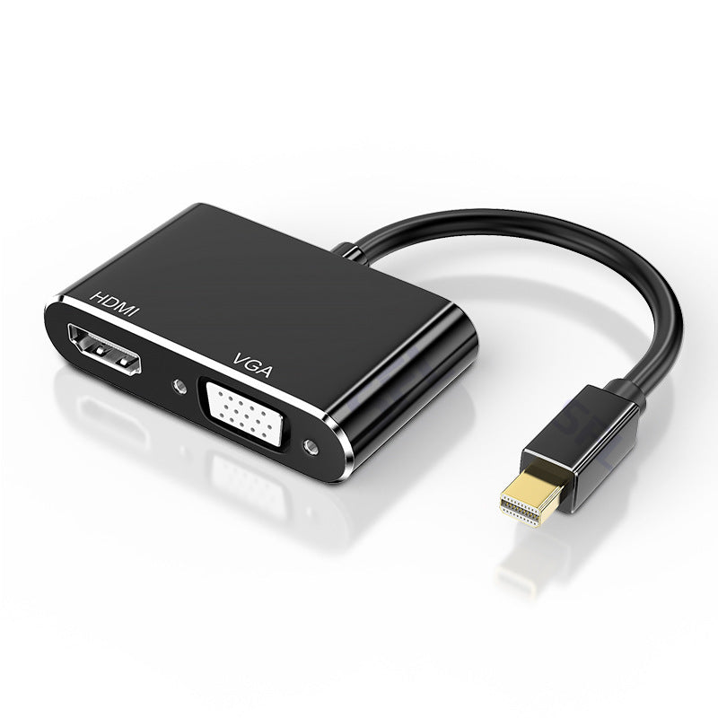 Mini DisplayPort to HDMI & VGA Adapter Cable – Supports 4K & Full HD Output