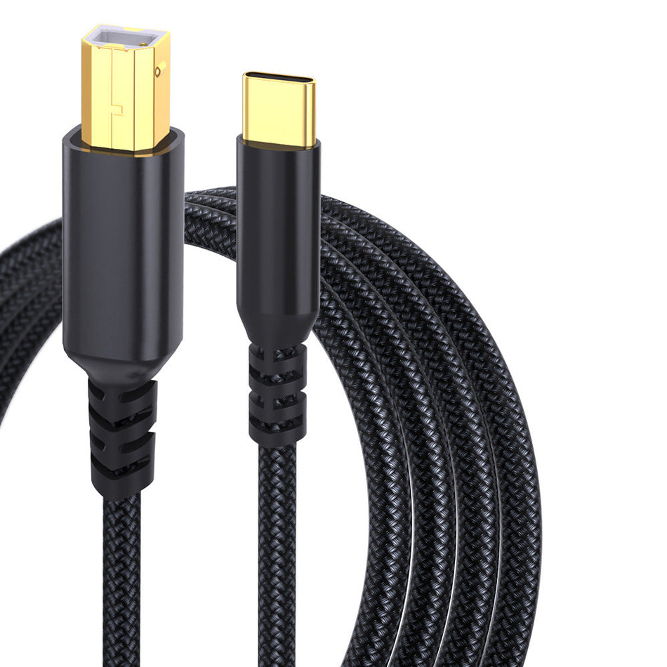Premium USB-C Printer Cable (USB-C to USB 2.0 Type-B Cable)