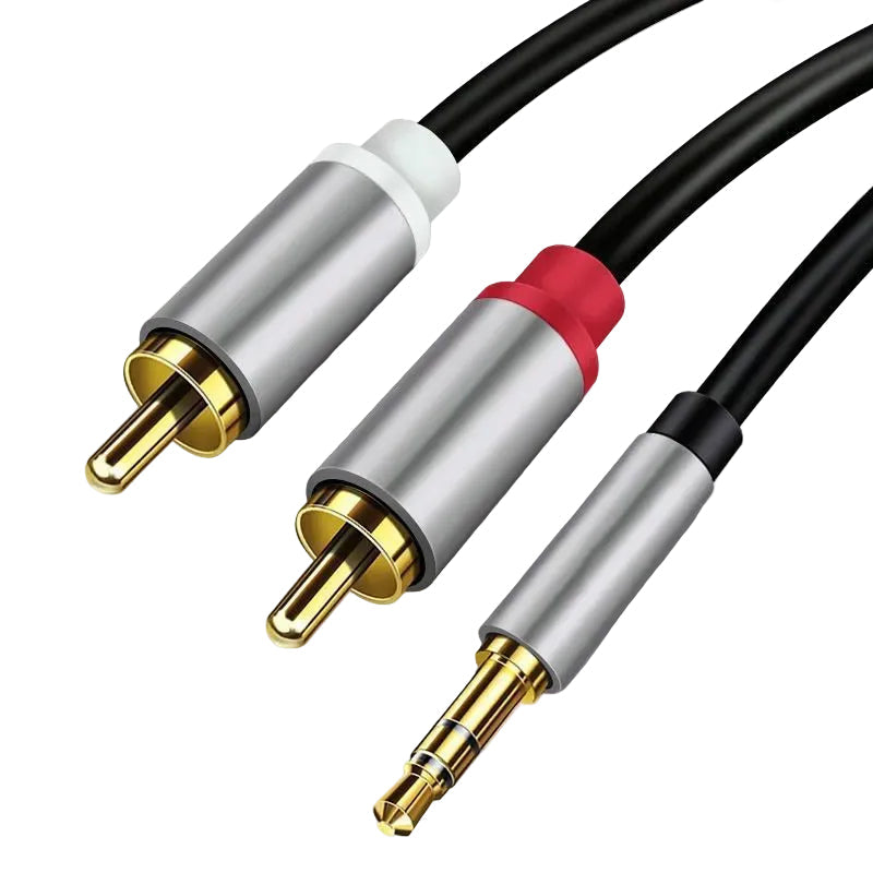 3.5mm Stereo to Dual RCA Audio Cable Adapter