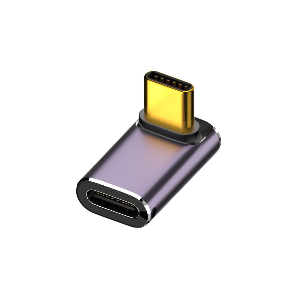 USB4 Right-Angle Adapter (Up/Down) – 40Gbps, 240W PD, 8K Video