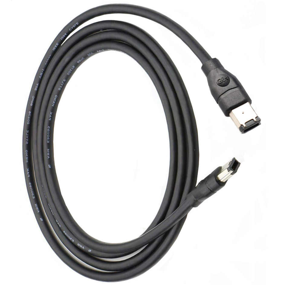 1.8m IEEE 1394 FireWire Compatible Cable 6-Pin to 6-Pin (400Mbps)