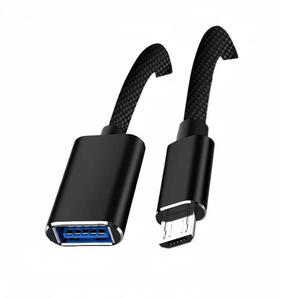 15cm Micro USB to USB 2.0 OTG Adapter Cable