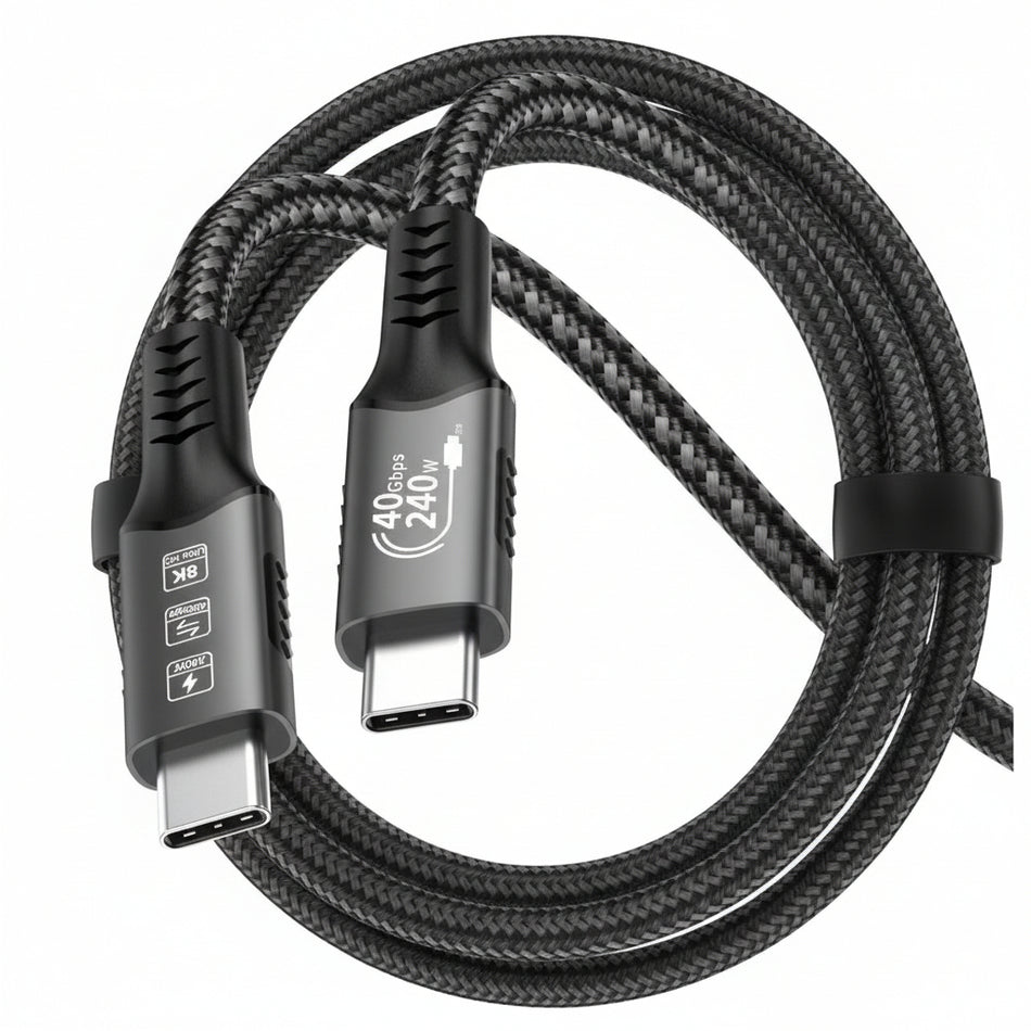1m USB4 240W Cable (40Gbps, 48V/5A, 8K@60Hz)
