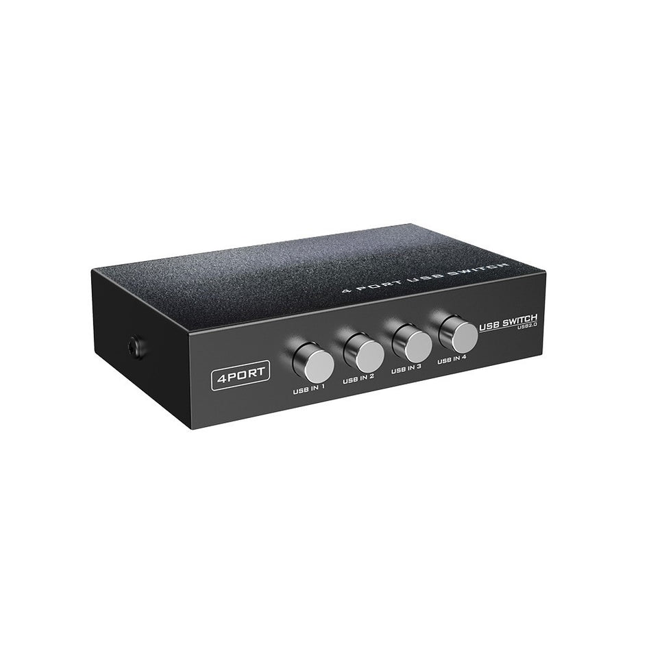4-Port USB 2.0 Sharing Switch (1x Device to 4x PCs)