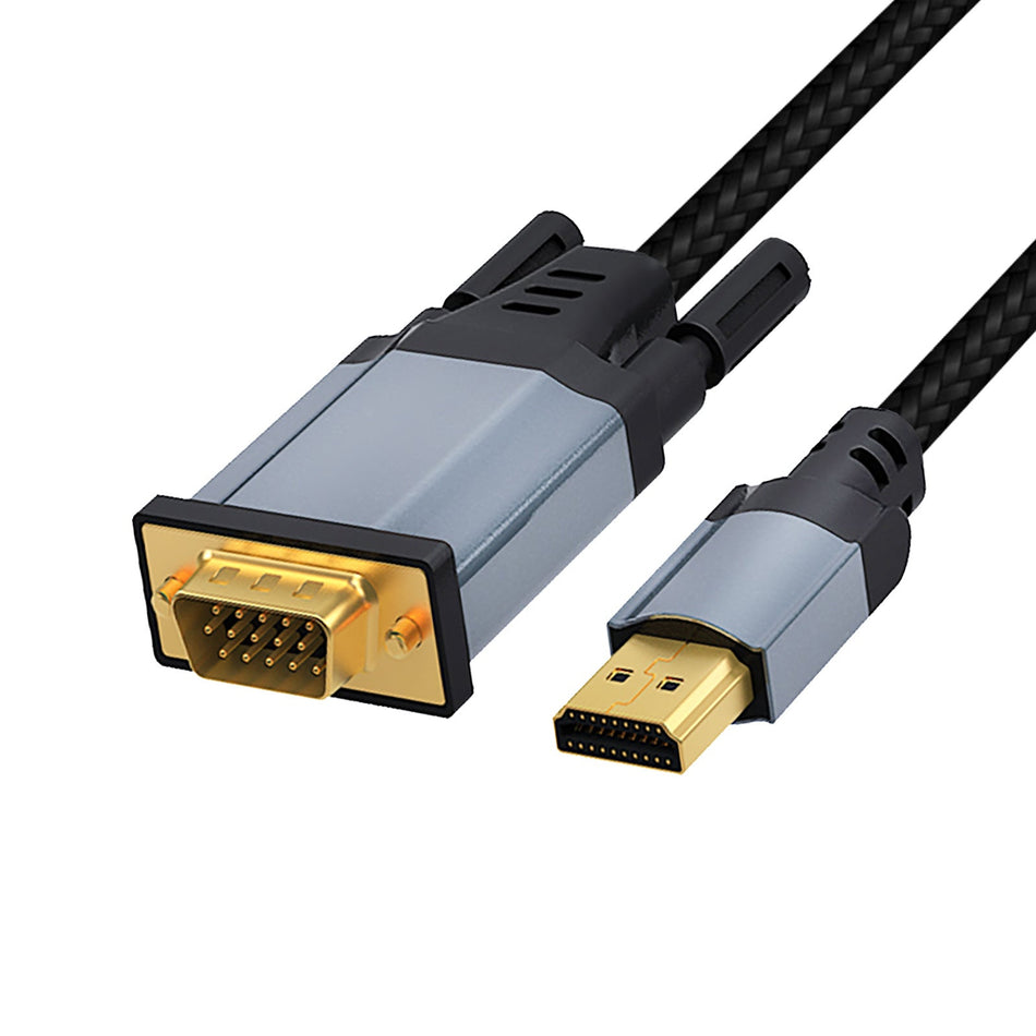 Integrated HDMI to VGA Video Conversion Cable (1080p/60Hz)