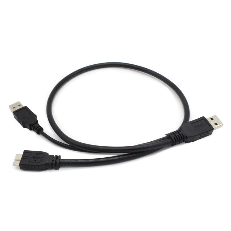 60cm USB 3.0 to Micro-B High-Speed Data Cable with Power Port