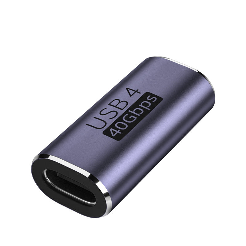 USB4 Type-C Female to Female Coupler Extender – 40Gbps, 100W PD