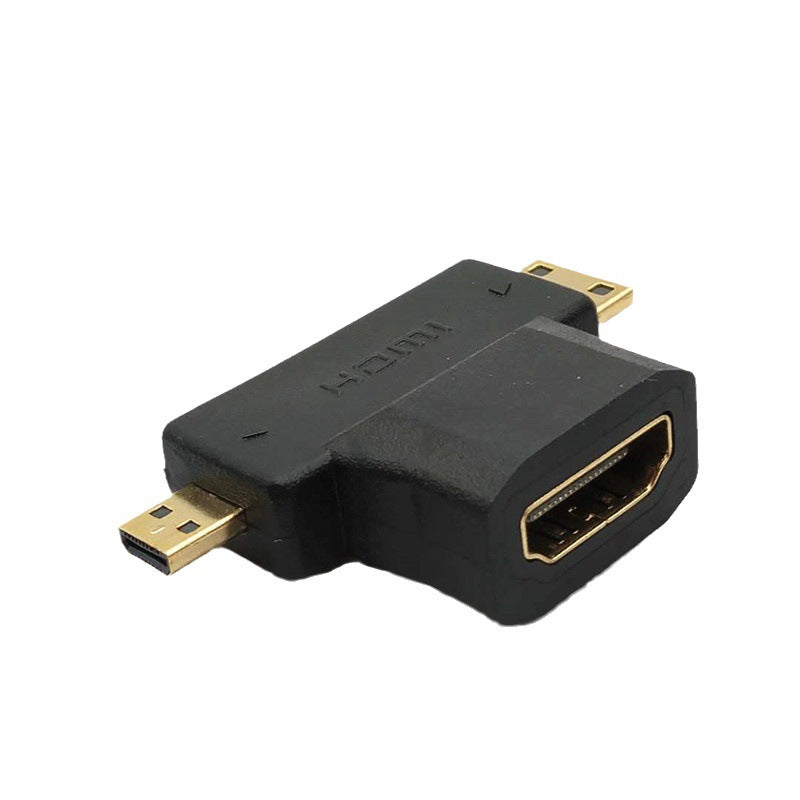 2-in-1 HDMI Adapter – HDMI (Type A) Female to Mini (Type C) & Micro (Type D) HDMI Male
