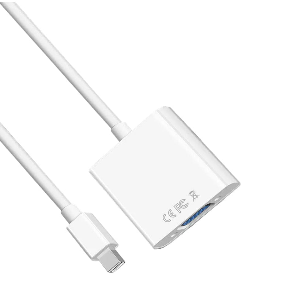20cm Mini DisplayPort to VGA Adapter (Male to Female)