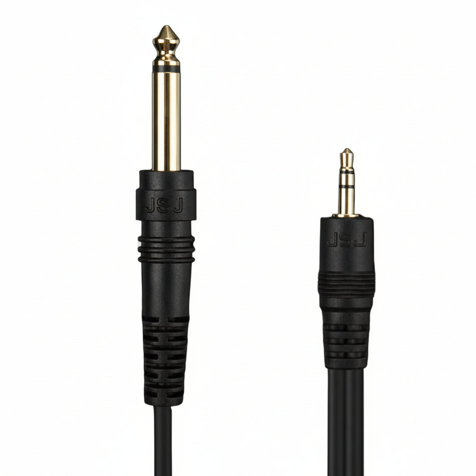 3.5mm Stereo to Dual 6.5mm Mono Audio Cable