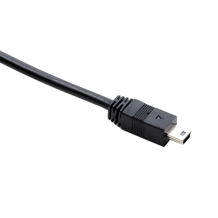 70cm USB 2.0 Y-Cable (Mini-B 5-Pin to 2x USB-A) for External Hard Drives - Data & Power
