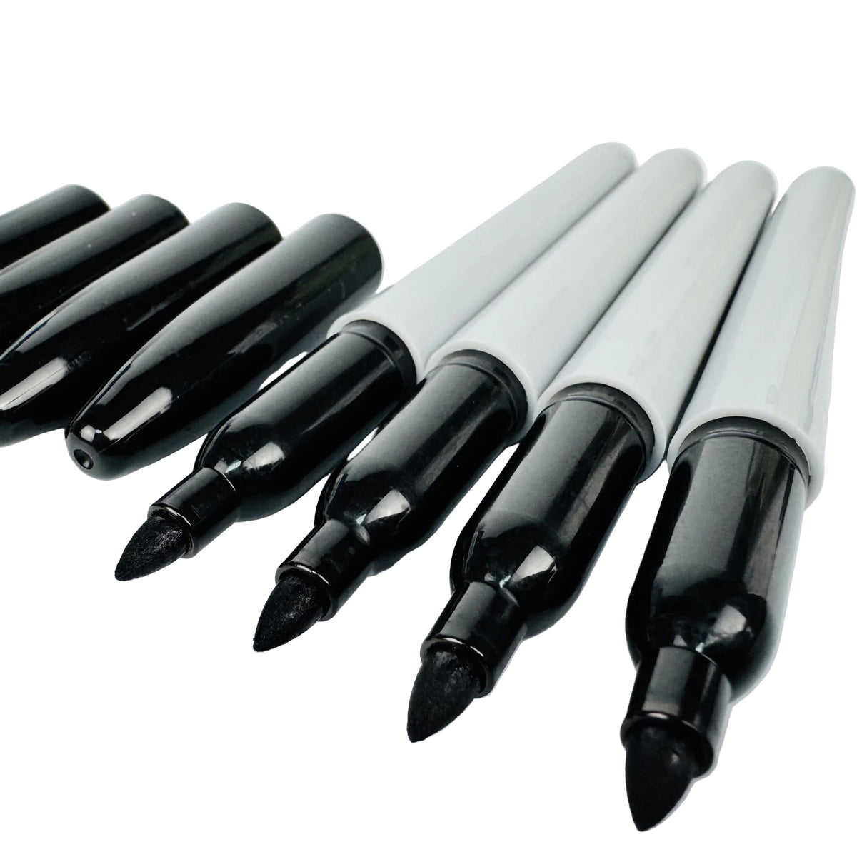 Fine Point Permanent Marker Pens for Home or Office – Black, 12-Pack – product image 2