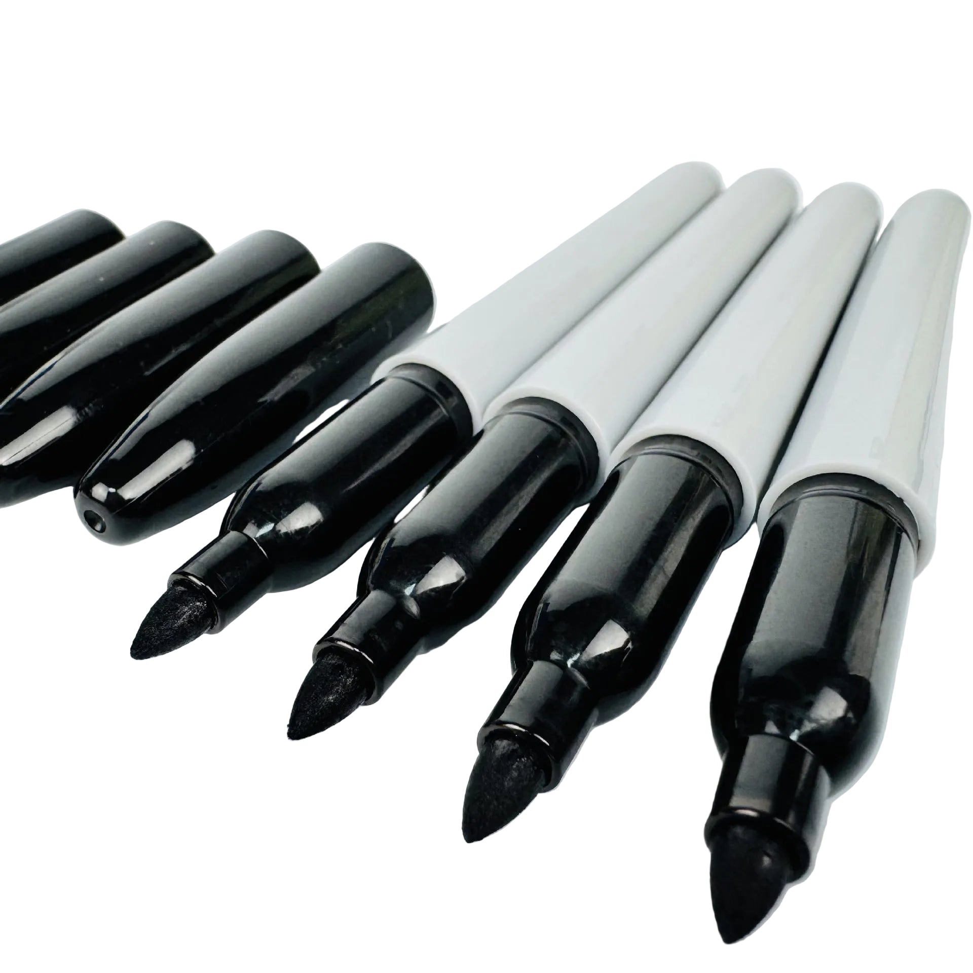 Fine Point Permanent Marker Pens for Home or Office – Black, 12-Pack – product image 2