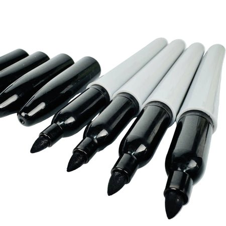 Fine Point Permanent Marker Pens for Home or Office – Black, 12-Pack – product image 2