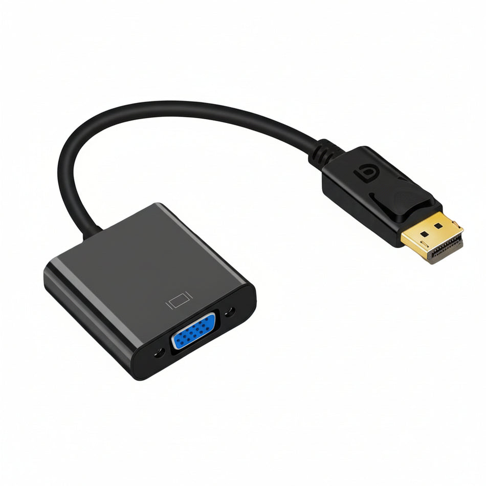 15cm DisplayPort to VGA Adapter Cable (Male to Female)