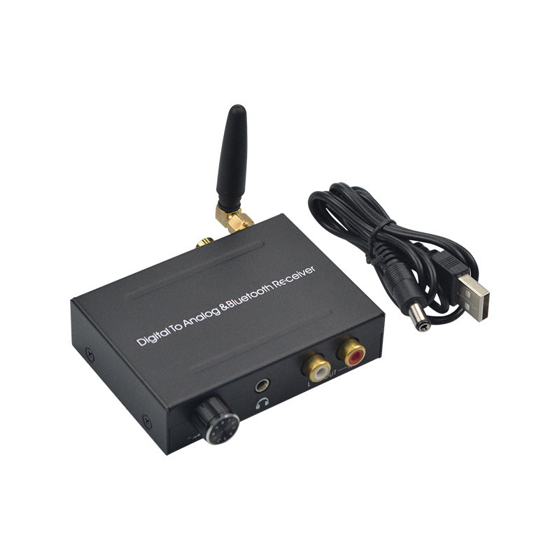 Bluetooth 5.0 Digital to Analog Audio Converter with Volume Control