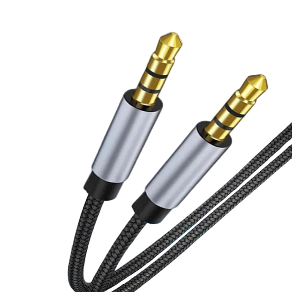 3.5mm Stereo AUX Cable (Male to Male) – Braided Nylon