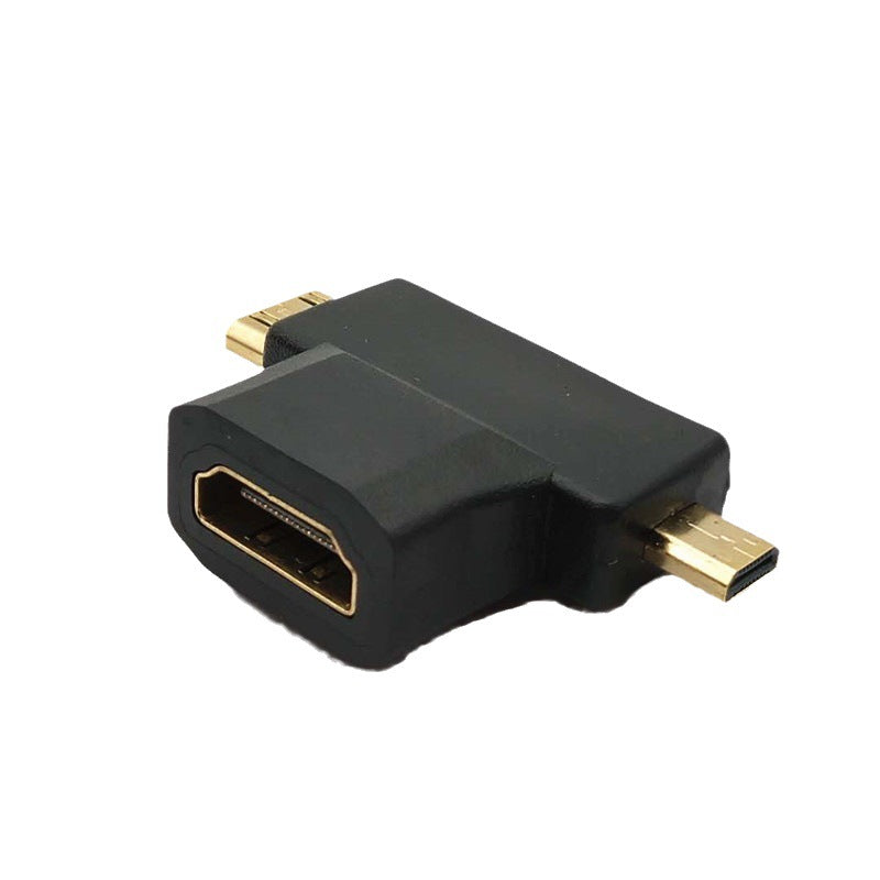 2-in-1 HDMI Adapter – HDMI (Type A) Female to Mini (Type C) & Micro (Type D) HDMI Male