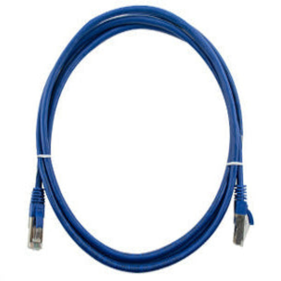 20m Blue Ultra-Slim CAT6 Patch Cable (Shielded, LSZH, for Tight Spaces)