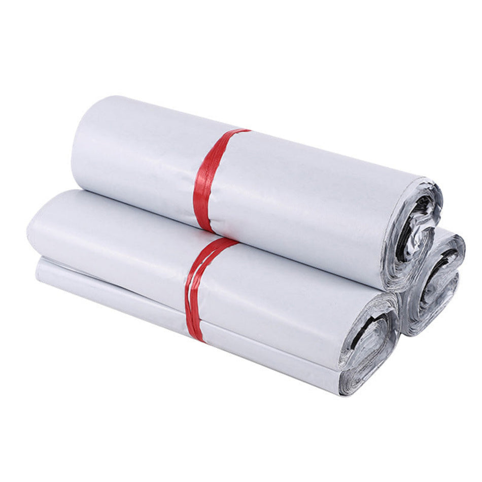 #04B 380x480mm Poly Mailer Self Seal Courier Mailing Bag White