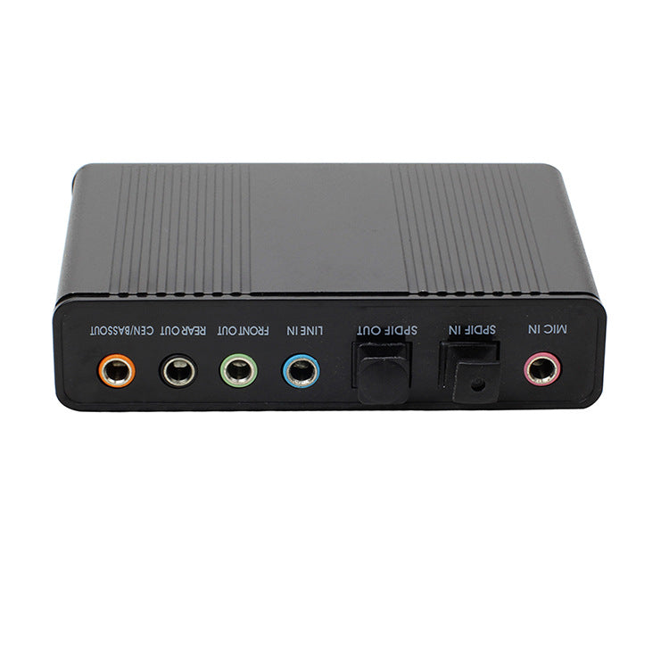 USB 5.1 Channel External Sound Card & Headphone Amplifier with SPDIF Optical In/Out