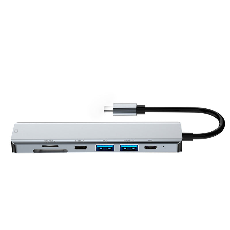 7-in-1 USB-C Multiport Hub with HDMI, Power Delivery, USB and Card Reader Expansion