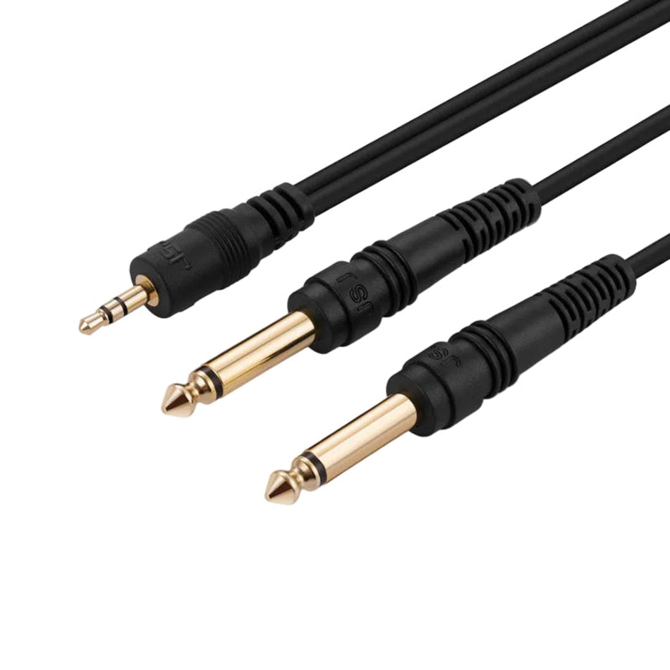 3.5mm Stereo to Dual 6.5mm Mono Audio Cable
