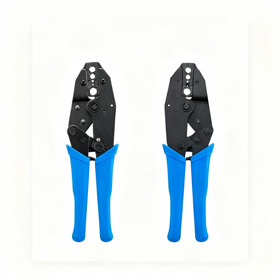 Coaxial Cable Ratchet Crimping Tool, Hex Die, RG58 RG59 RG62 RG6 BNC Connector Compatible