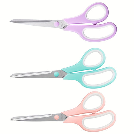 8.5-Inch Multipurpose Office Scissors with PVD Coated Stainless Steel Blades and Soft Grip Handle – product image 2