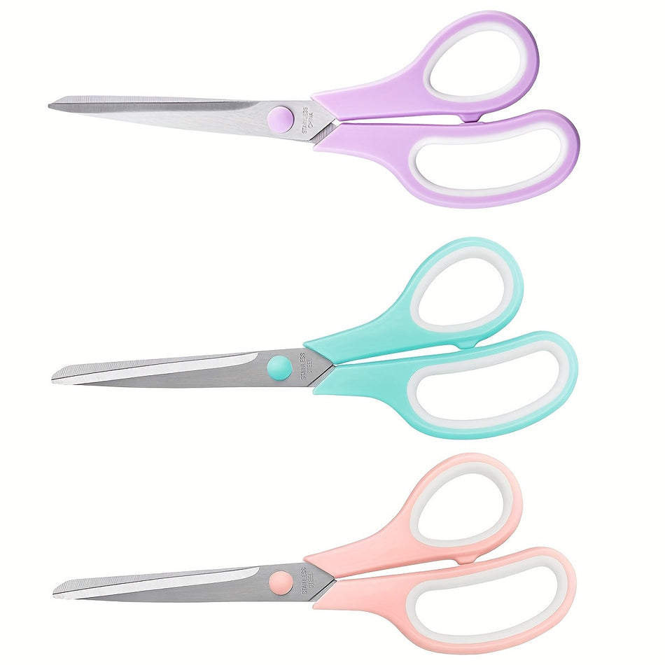8.5-Inch Multipurpose Office Scissors with PVD Coated Stainless Steel Blades and Soft Grip Handle – product image 2