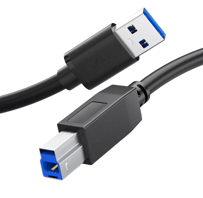USB 3.0 SuperSpeed Type-A to Type-B Cable – for Printers & External Drives