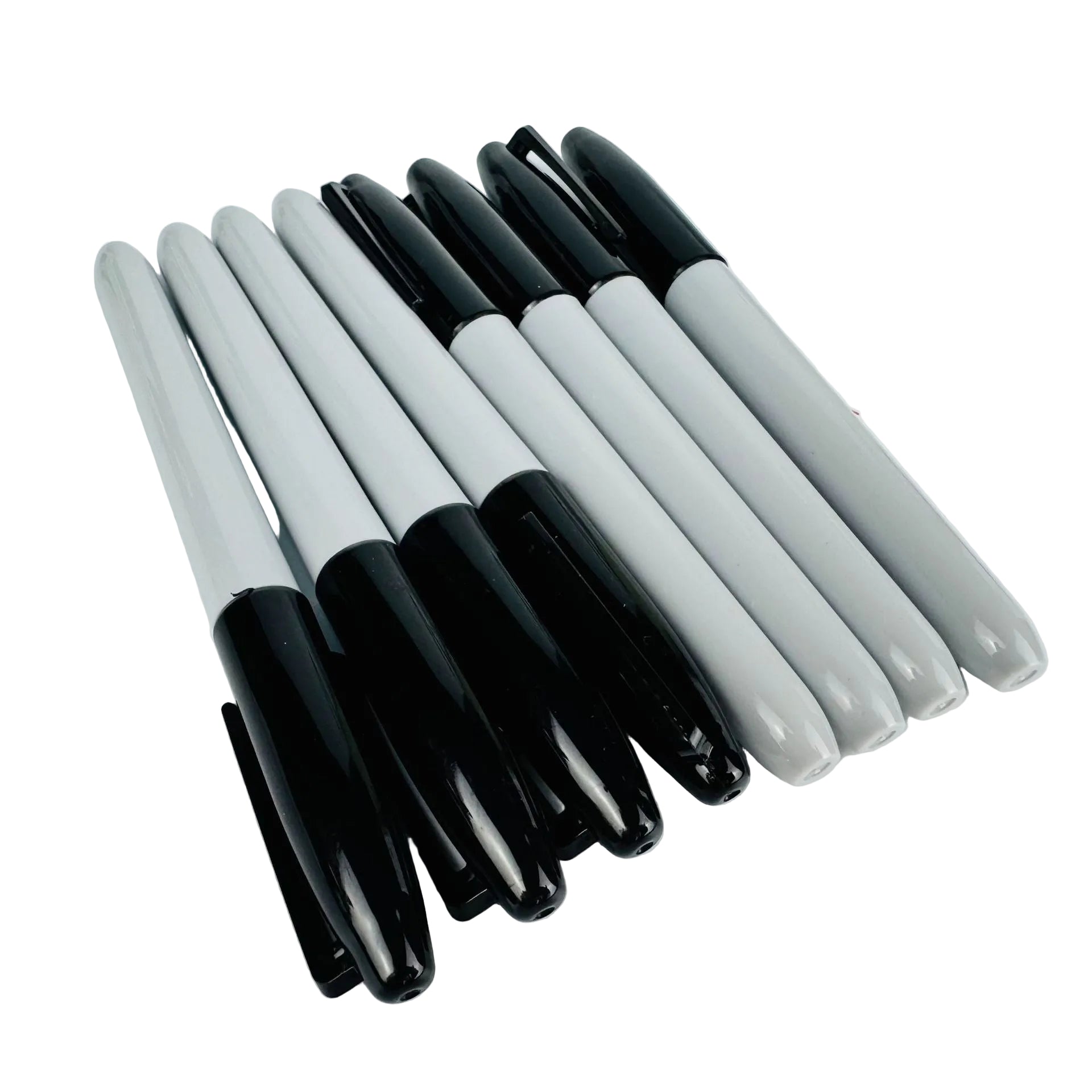 Fine Point Permanent Marker Pens for Home or Office – Black, 12-Pack