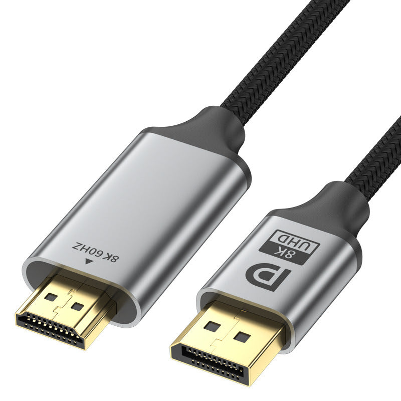 DisplayPort to HDMI Cable 8K 60Hz High-Resolution Video Adapter