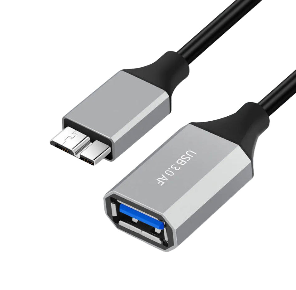 USB 3.0 Micro-B OTG Cable (Male to Female)