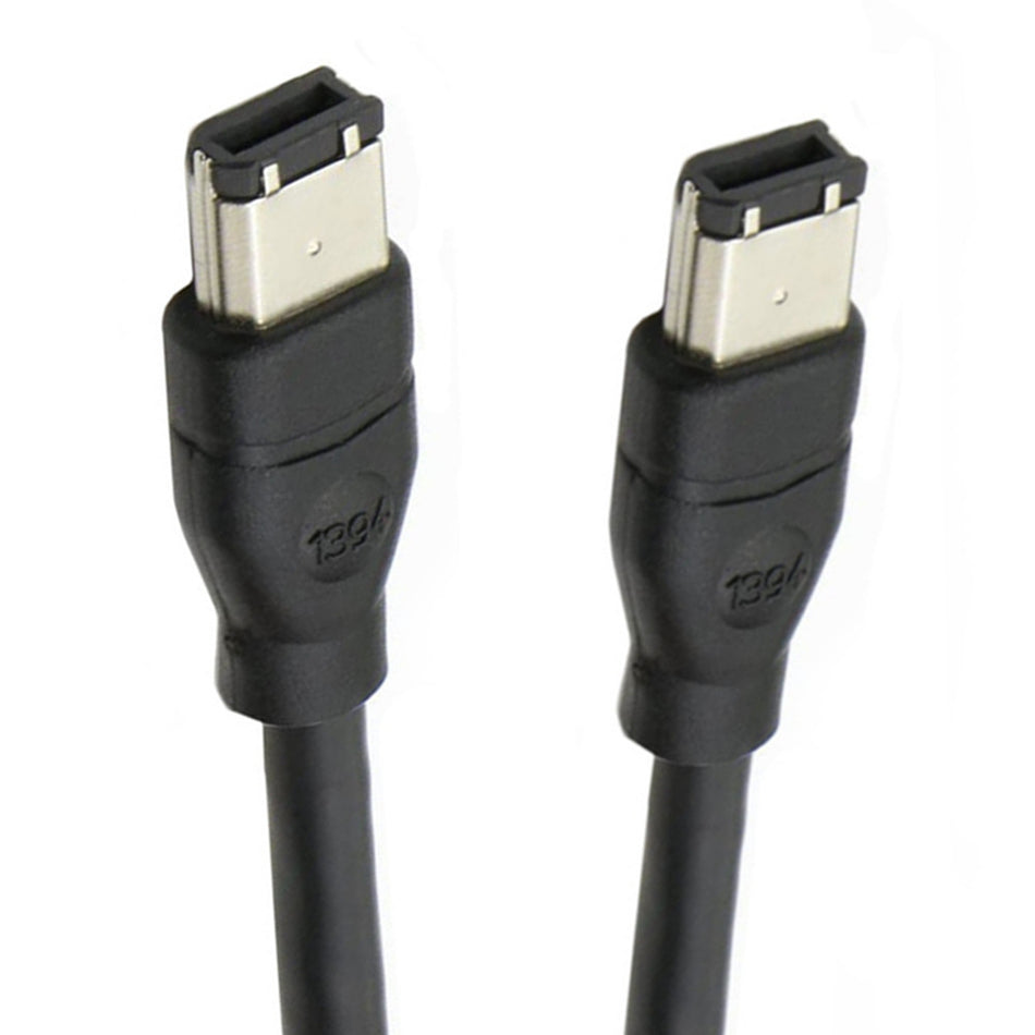 1.8m IEEE 1394 FireWire Compatible Cable 6-Pin to 6-Pin (400Mbps)