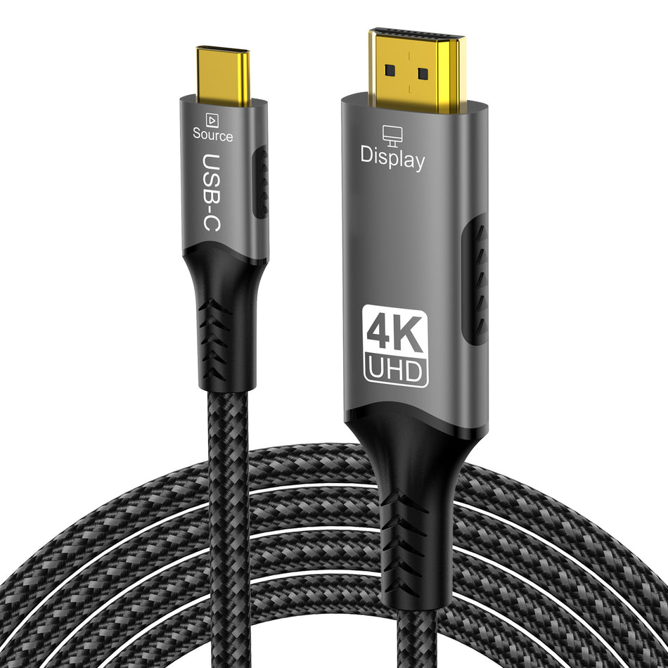 USB Type-C to HDMI Adapter Cable – 4K30Hz Video Support