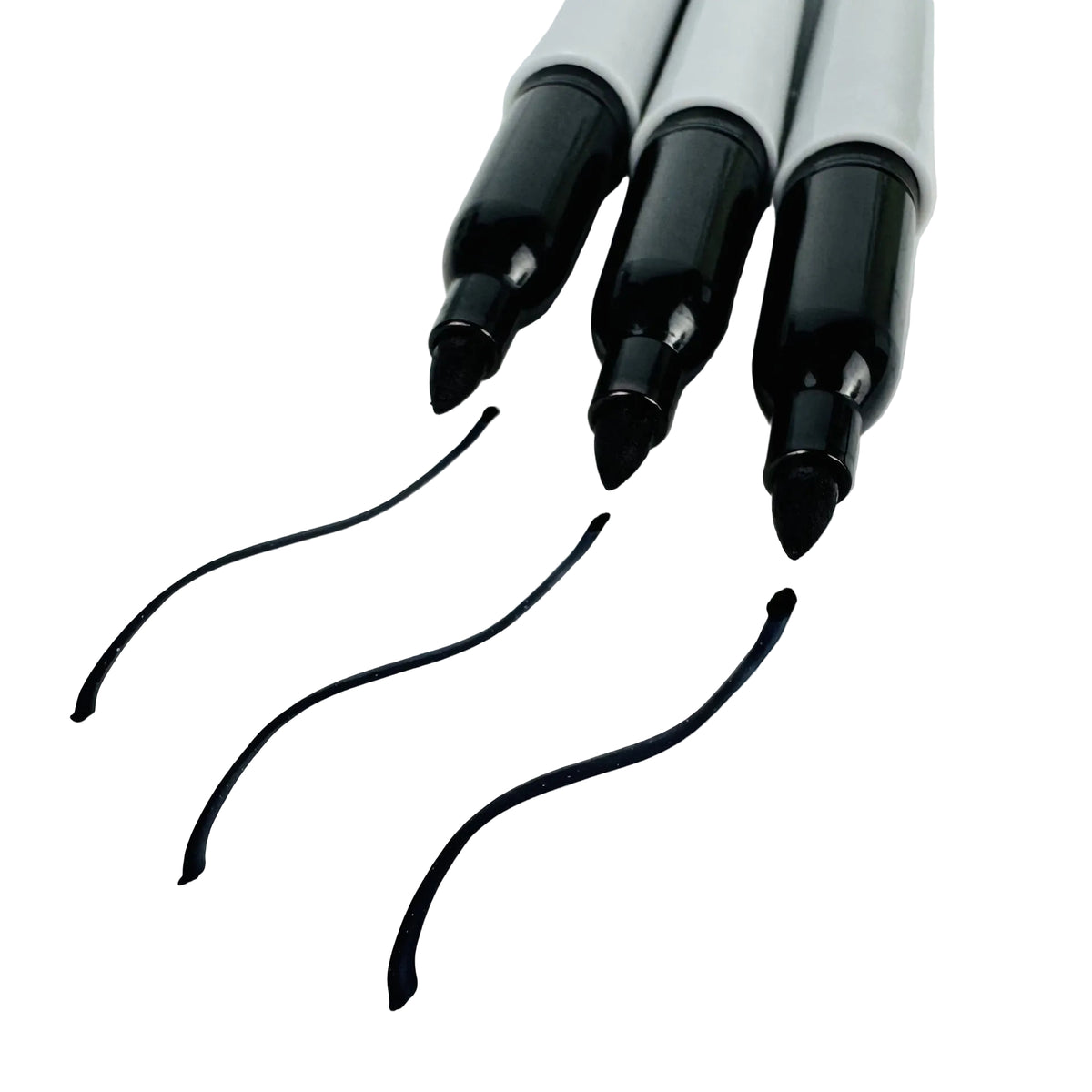 Fine Point Permanent Marker Pens for Home or Office – Black, 12-Pack – product image 3