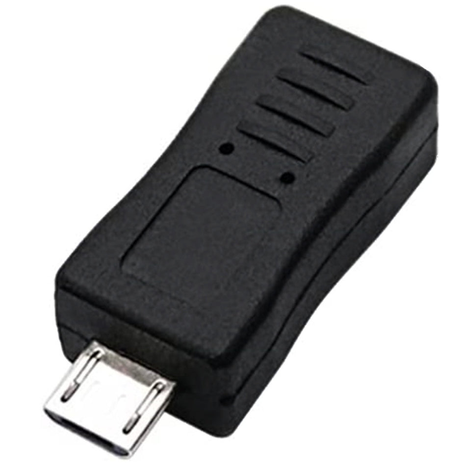 USB 2.0 Mini-B 5-Pin Female to Micro-B 5-Pin Male Adapter