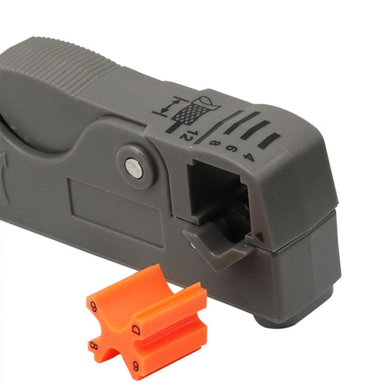 Coaxial Cable Stripper Tool, Adjustable Dual Blade, RG58 RG59 RG6 Compatible