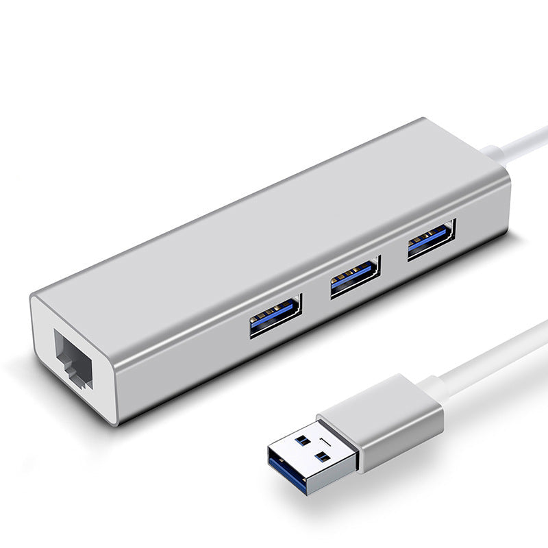 3-in-1 USB-C Hub with 3x USB 3.0 Ports and Gigabit Ethernet