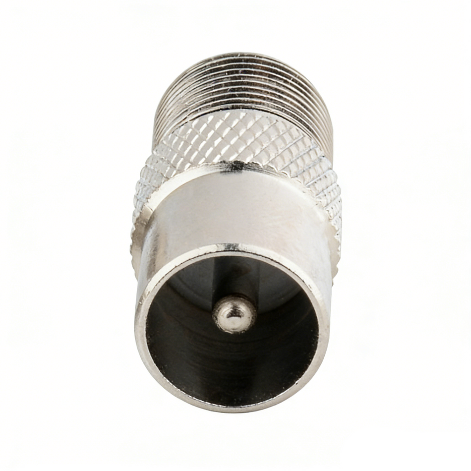 F-Type Female to PAL Male TV Antenna Adapter