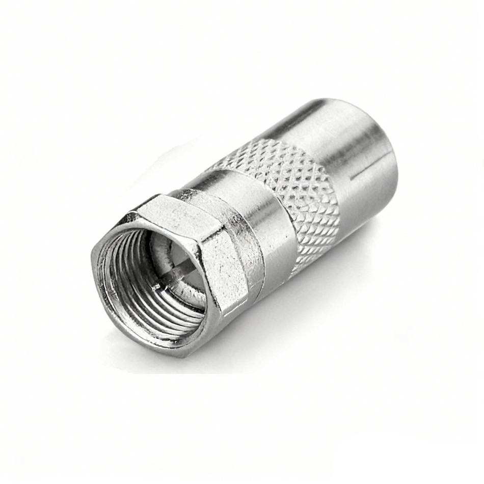 PAL Female to F-Type Male TV Antenna Adapter