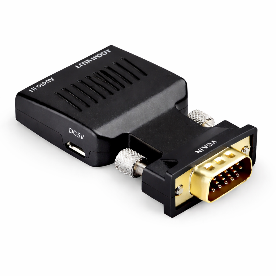 VGA to HDMI Converter with Audio Support