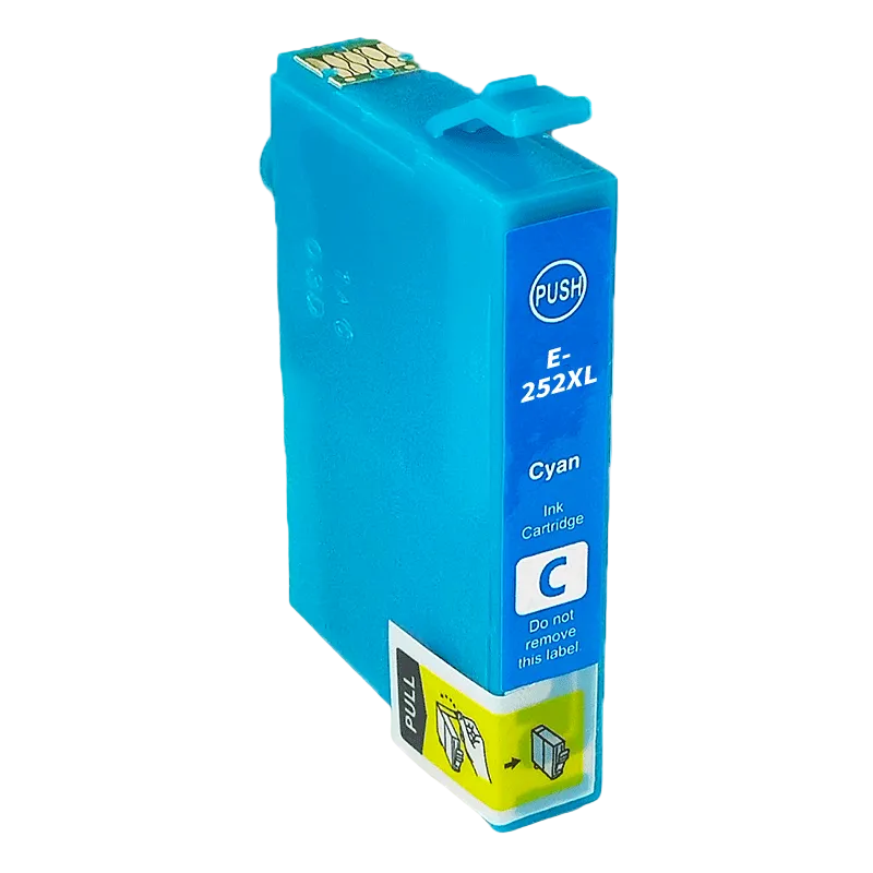 Compatible Epson 252XL Cyan Ink Cartridge (C13T253292)
