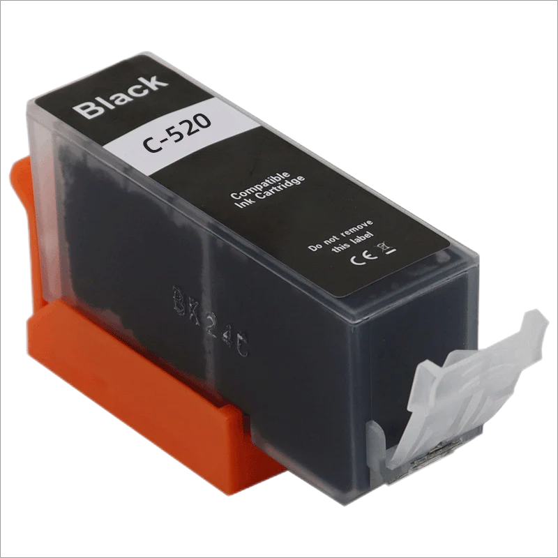 Compatible Canon PGI-520BK Black Inkjet (with Chip)