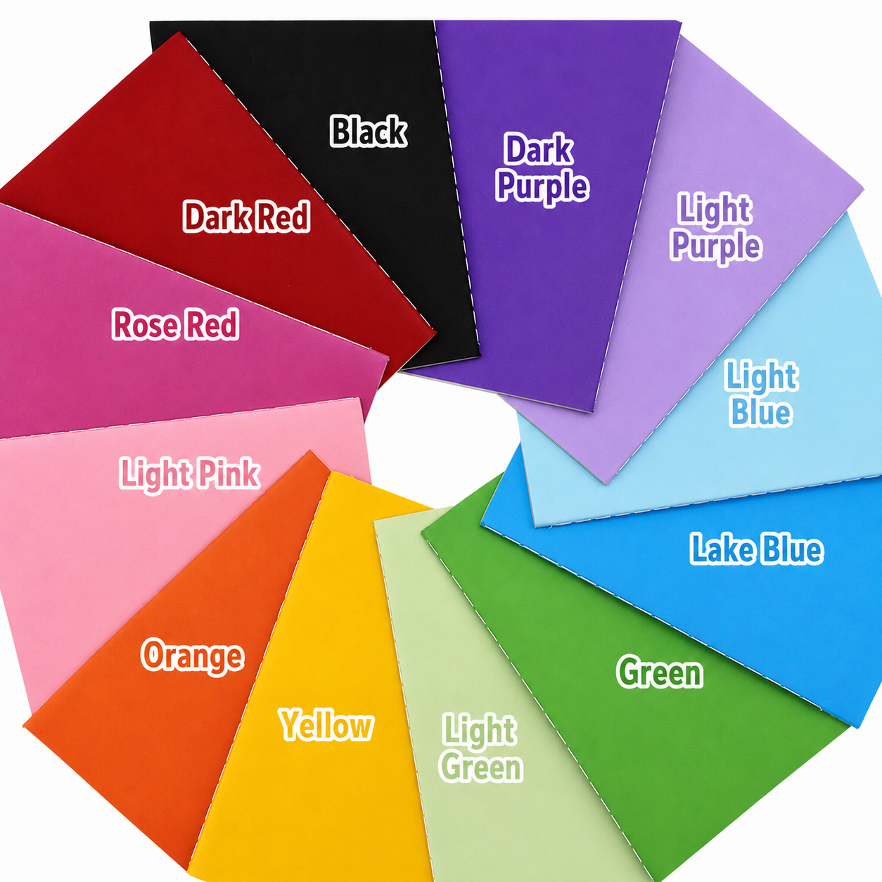 12 Pack A5 Sewn-Binding Colourful Notebook Set – product image 5