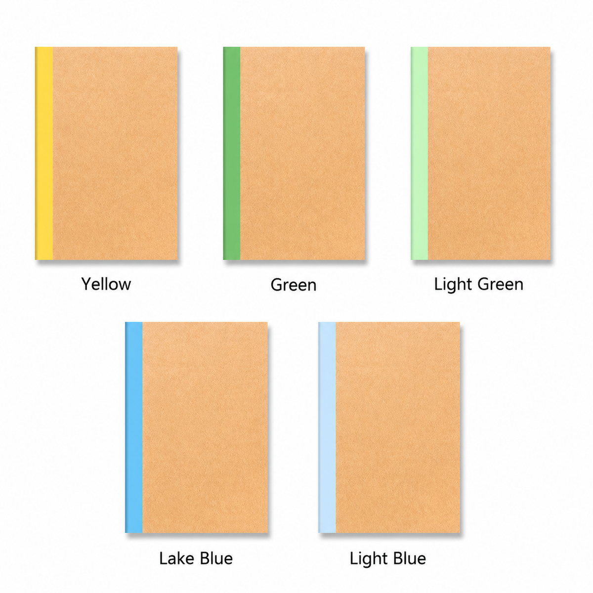 A5 Kraft Paper Stitch-Bound Notebook – product image 8