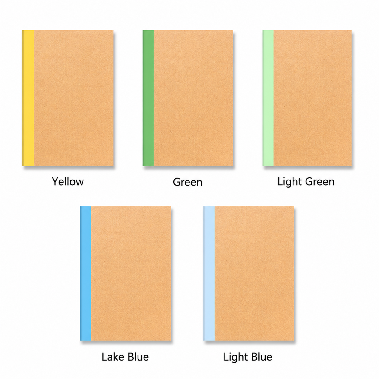 A5 Kraft Paper Stitch-Bound Notebook – product image 8
