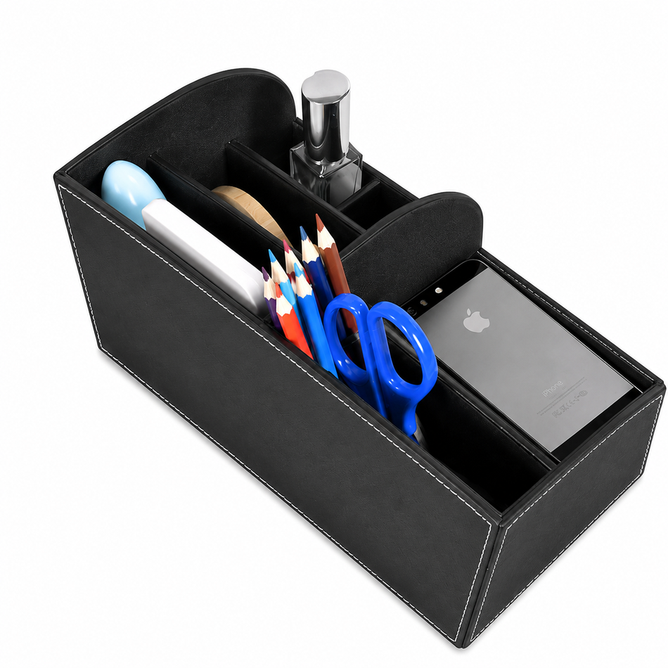 Desk Organiser with Drawer and Multi-Compartment Storage