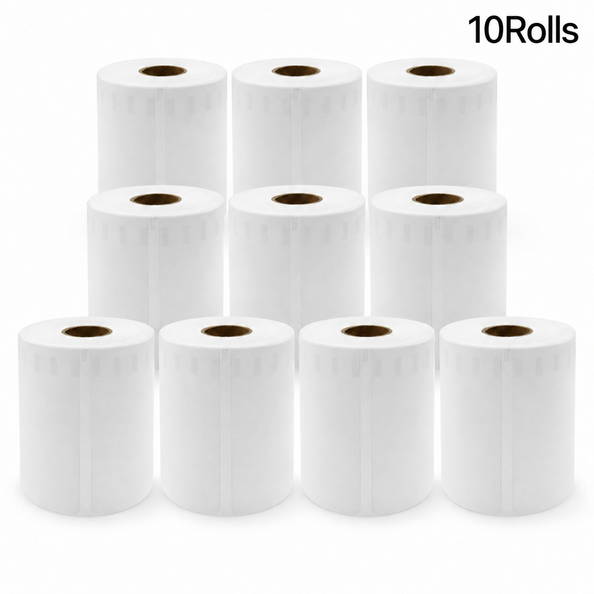 Ten rolls of 4 x 6 direct thermal shipping labels